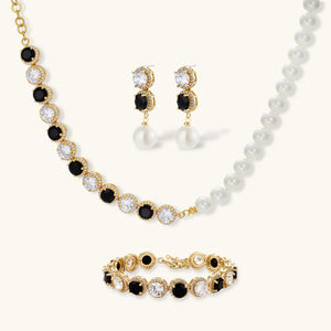 Noir Luxe Schmuckset (3-teilig)