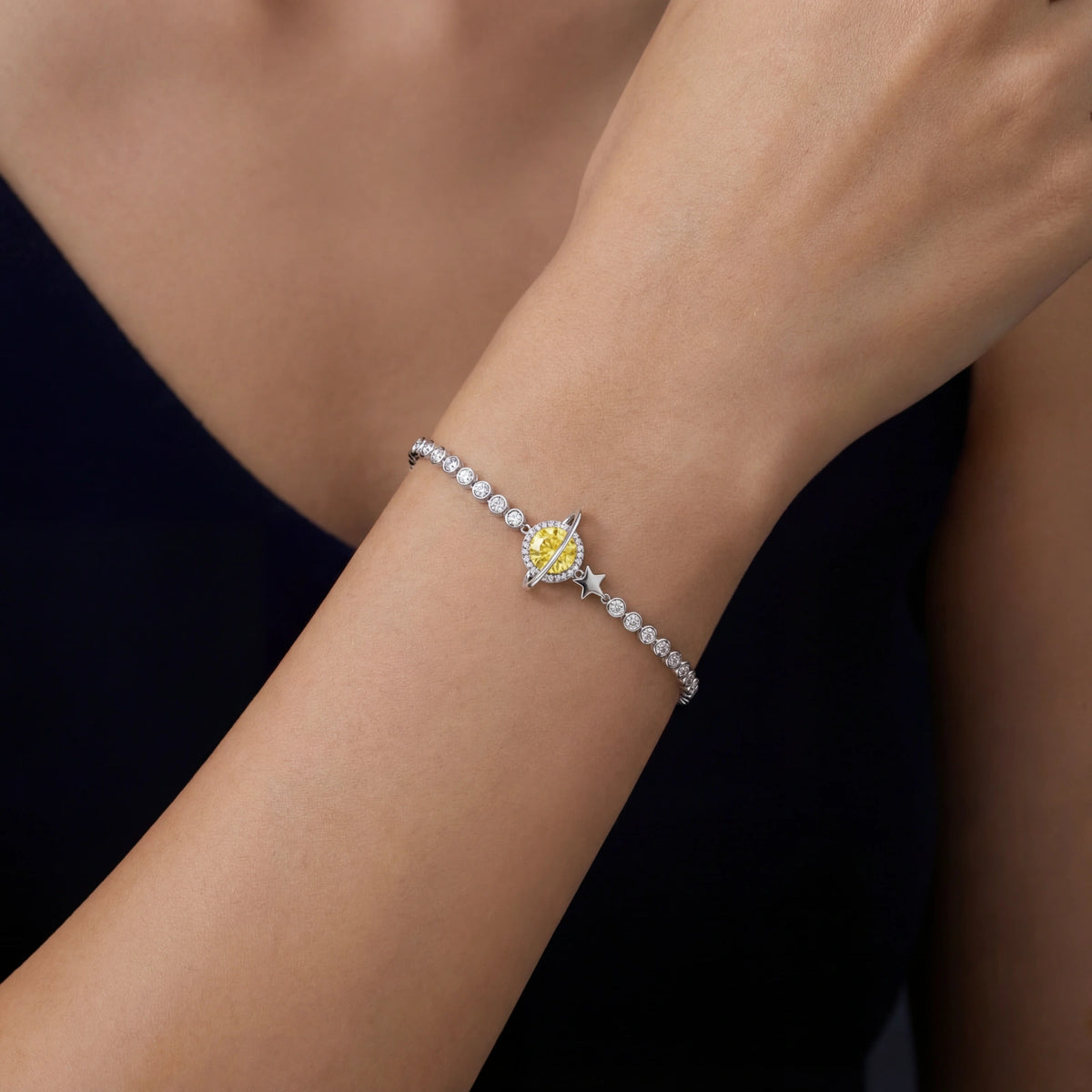 Stellar Dreams Moissanit-Armband