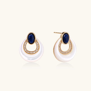 Moonlit Lapis Ohrstecker