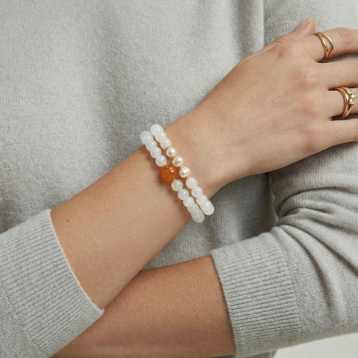Lotus Harmony Perlen-Armband