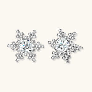 Winter Spark Moissanit-Ohrstecker