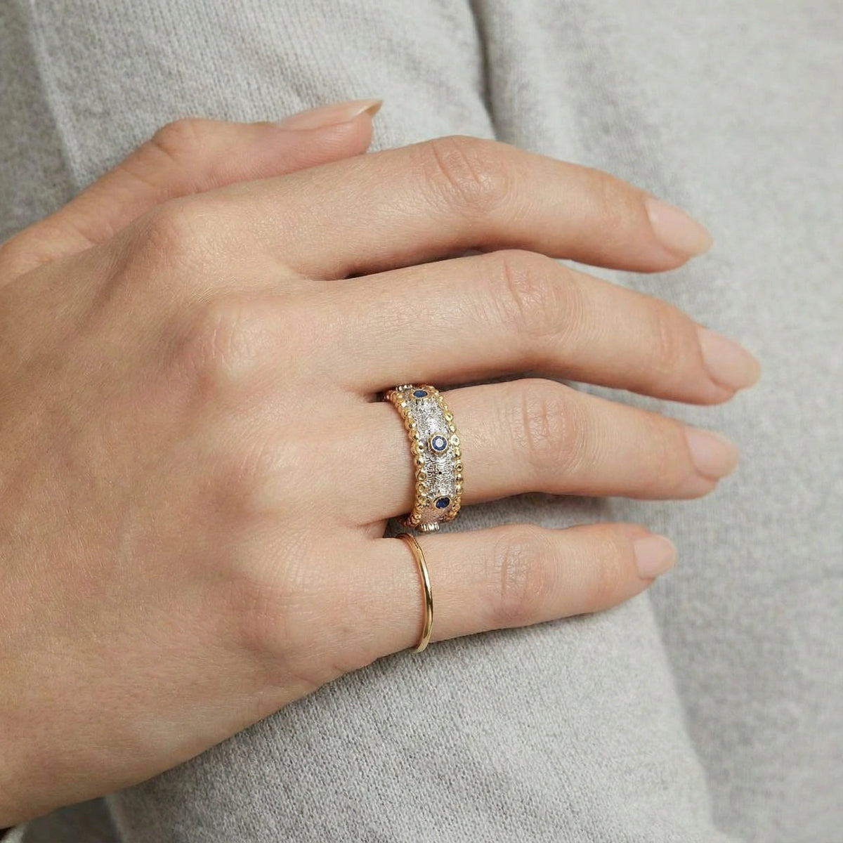 Azure Byzanz Ring
