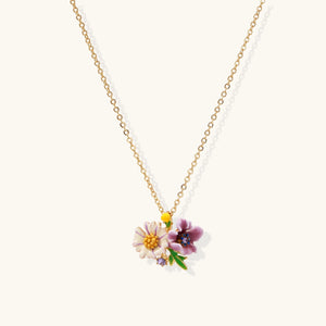 Garden Bouquet Emaille-Kette