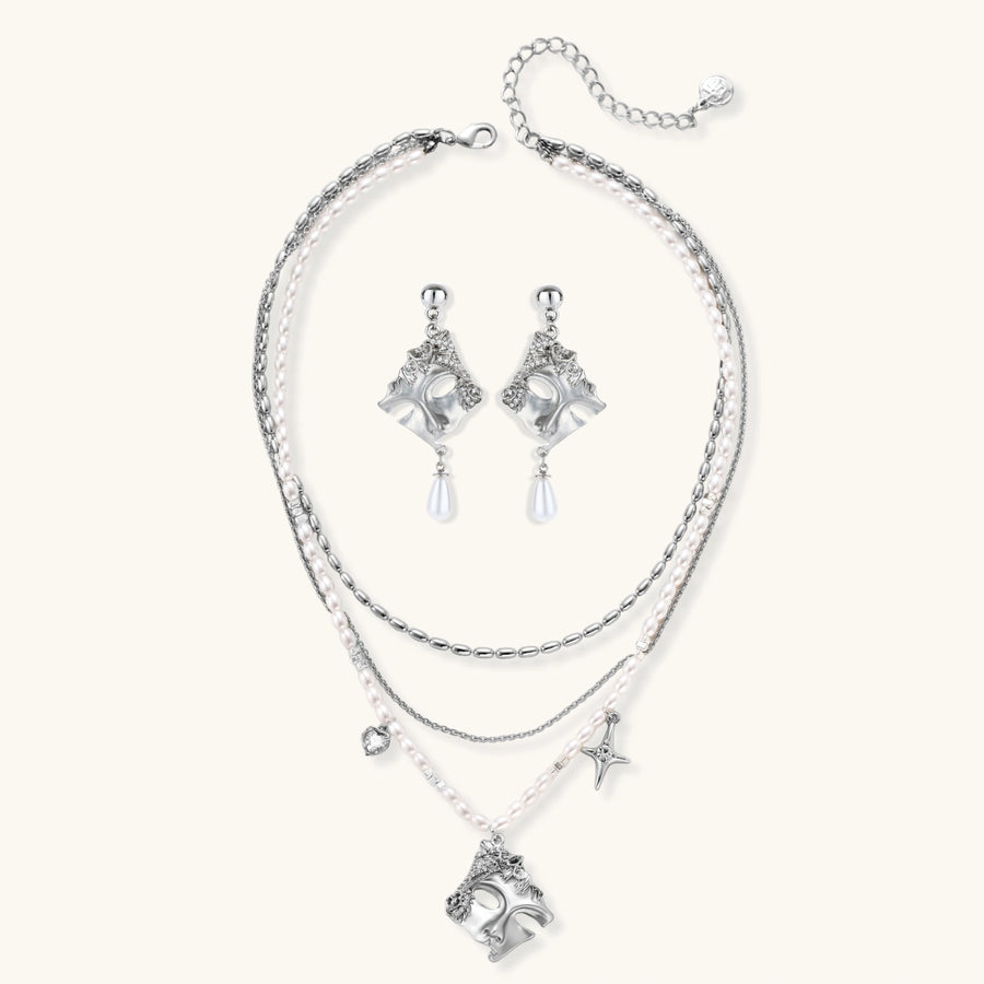 Masquerade Schmuckset (2-teilig)