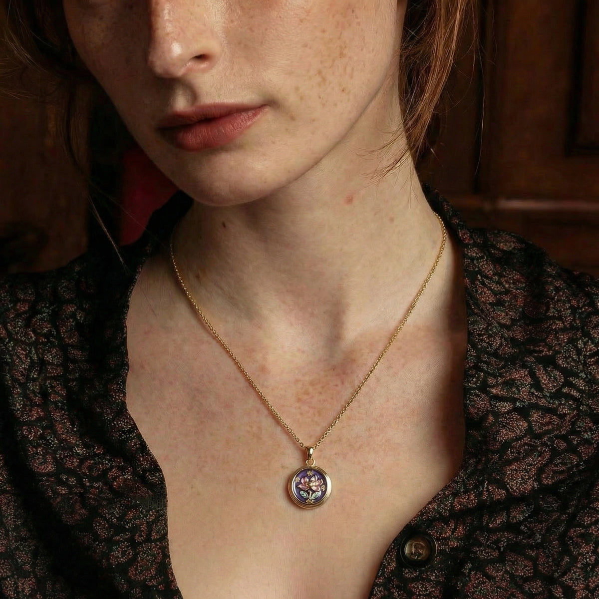 Blossom Dream Emaille-Kette