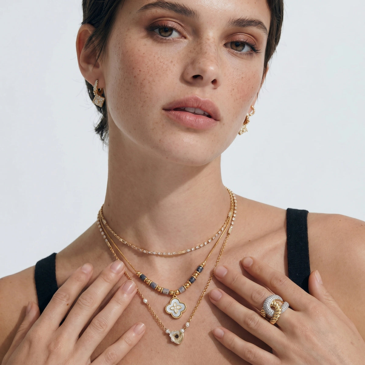 Chain Statement-Ring Gold