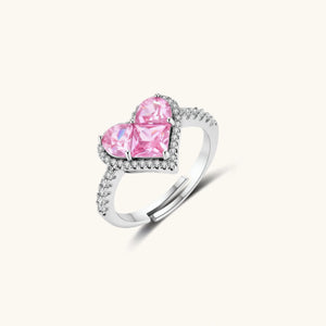 Sweetheart Herzring Rosa