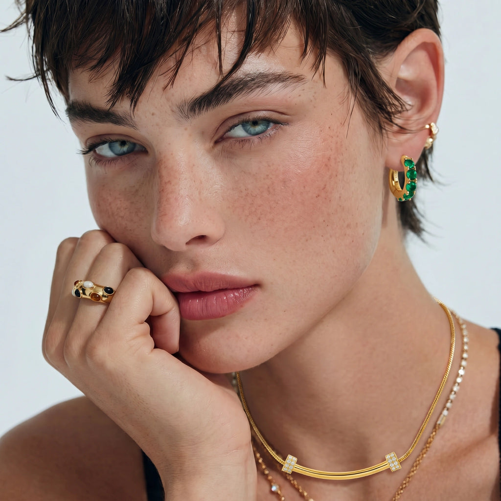 Cosmic Bubble Ring Gold