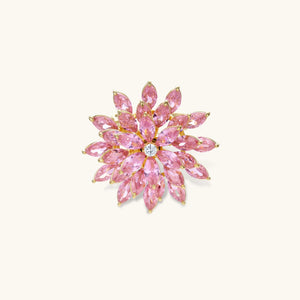 Bloom Burst Blüten-Brosche Rosa