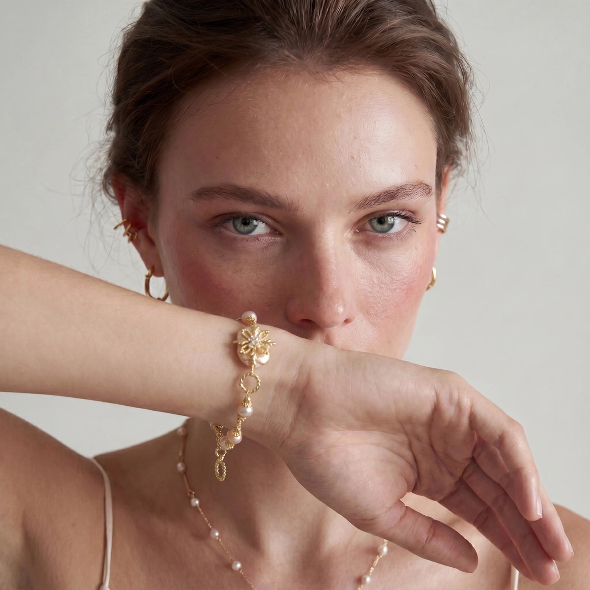 Baroque Bloom Perlen-Armband